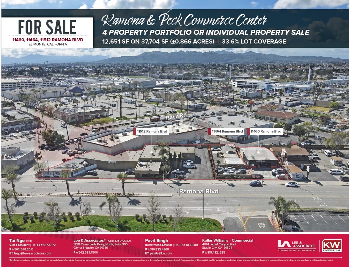 Ramona & Peck Commerce Center El Monte for Sale UK