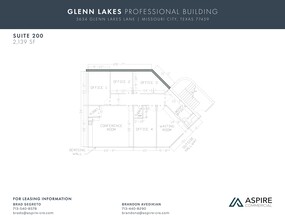 3634 Glenn Lakes Lane, Missouri City, TX for rent Site Plan- Image 1 of 1