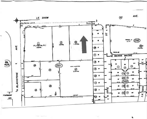 83 E Shaw Ave, Fresno, CA for rent - Plat Map - Image 3 of 7