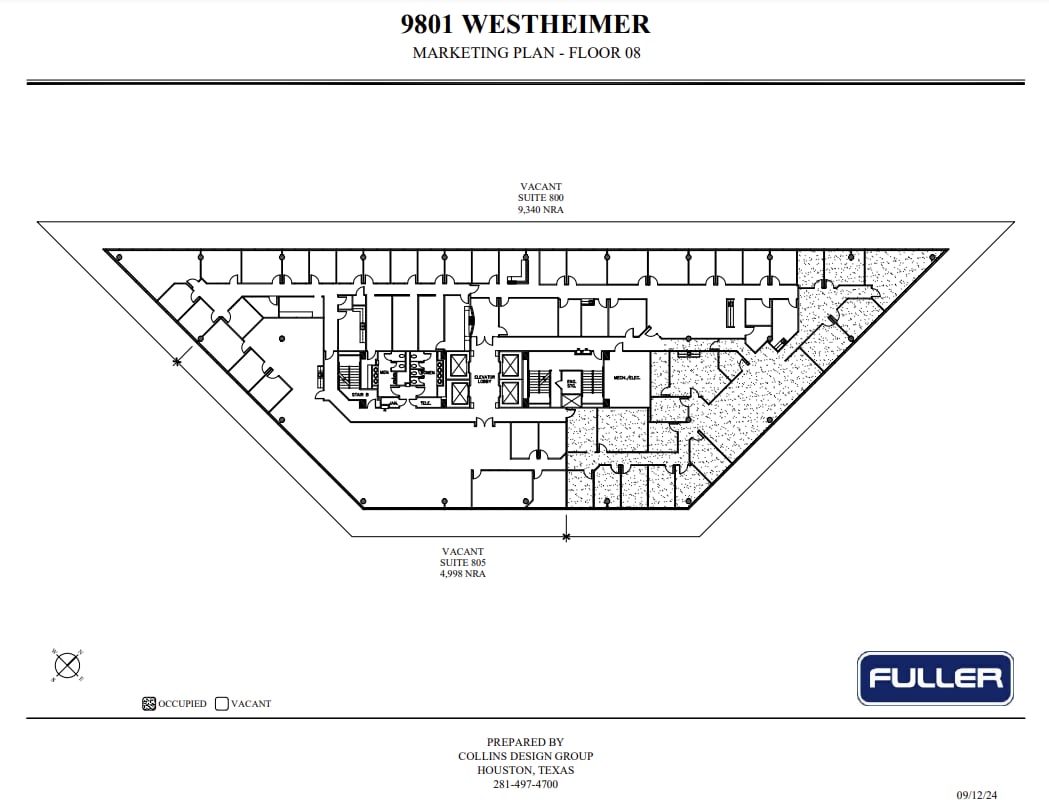 9801 Westheimer Rd, Houston, TX to rent Floor Plan- Image 1 of 1