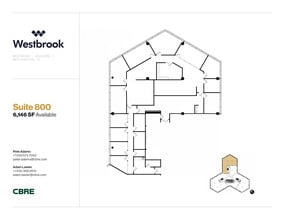 1 Westbrook Corporate Ctr, Westchester, IL to rent Floor Plan- Image 1 of 1