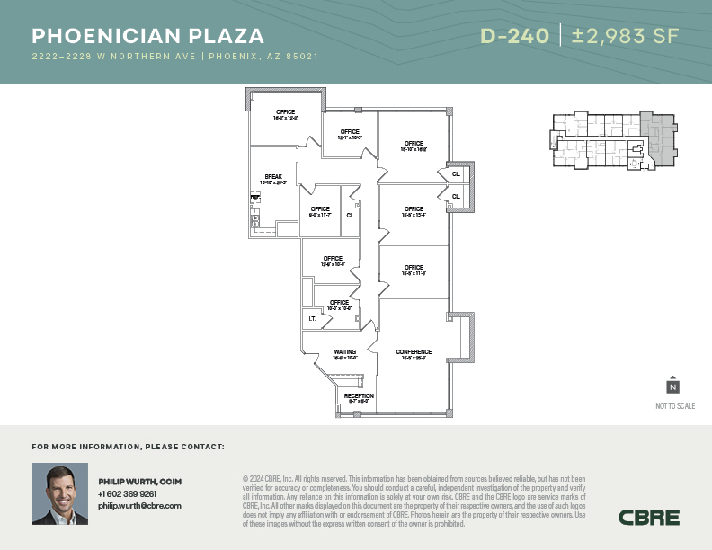 2222-2228 W Northern Ave, Phoenix, AZ for rent Floor Plan- Image 1 of 1