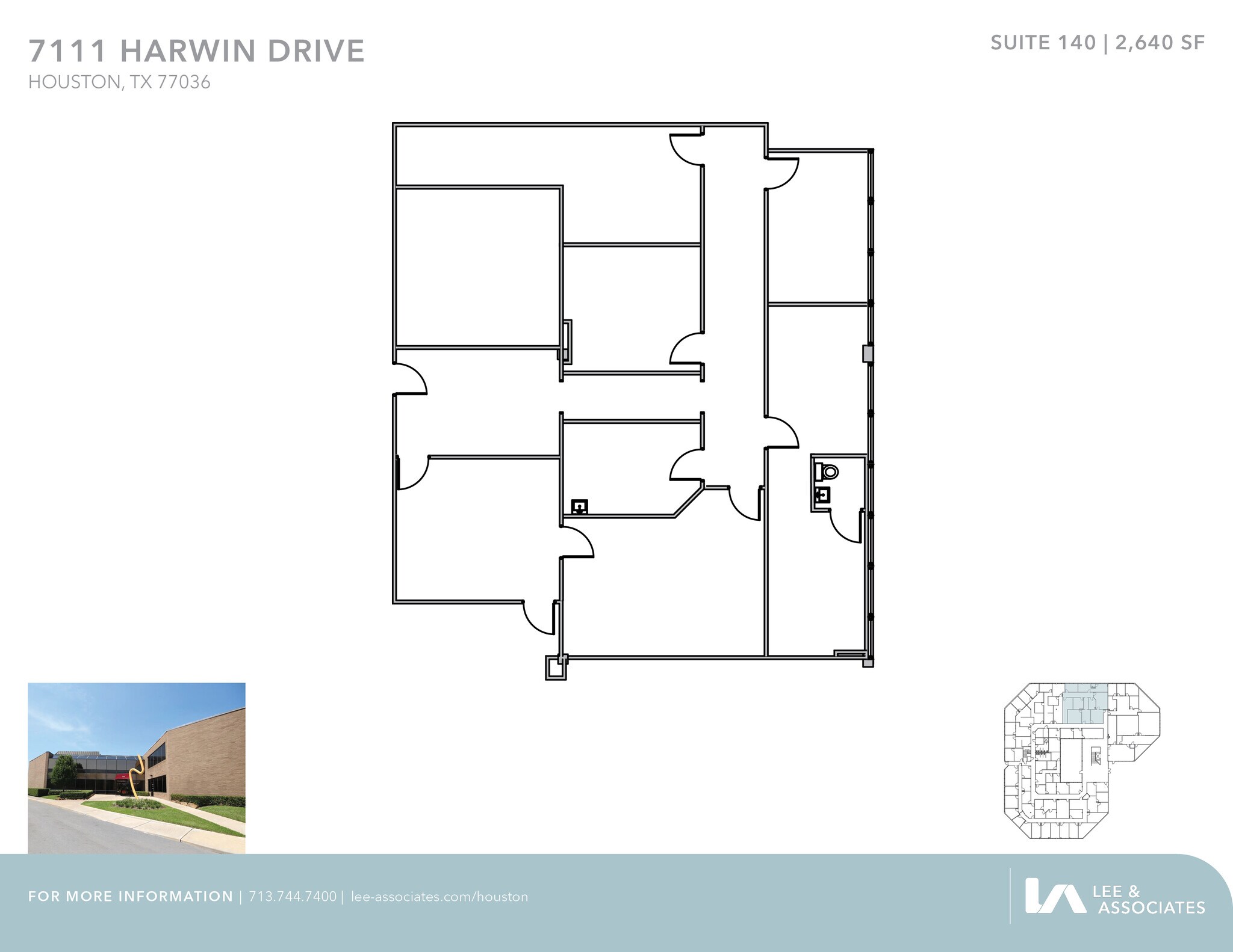 7111 Harwin Dr, Houston, TX to rent Floor Plan- Image 1 of 1