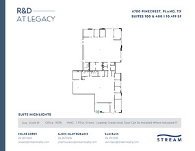 6400 Pinecrest Dr, Plano, TX for rent Floor Plan- Image 2 of 3