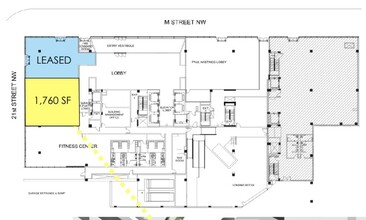 2050 M St NW, Washington, DC for rent Floor Plan- Image 1 of 1