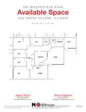 901 Biesterfield Rd, Elk Grove Village, IL for rent Floor Plan- Image 1 of 1