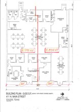 411 N Main St, Euless, TX for rent Floor Plan- Image 1 of 1