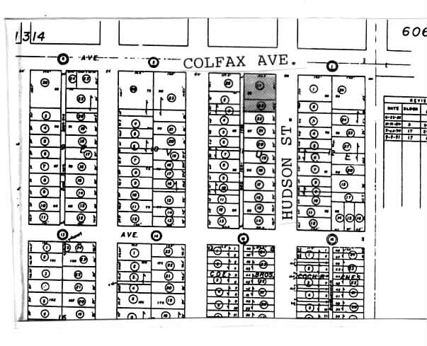 5454 E Colfax Ave, Denver, CO for rent - Plat Map - Image 2 of 4