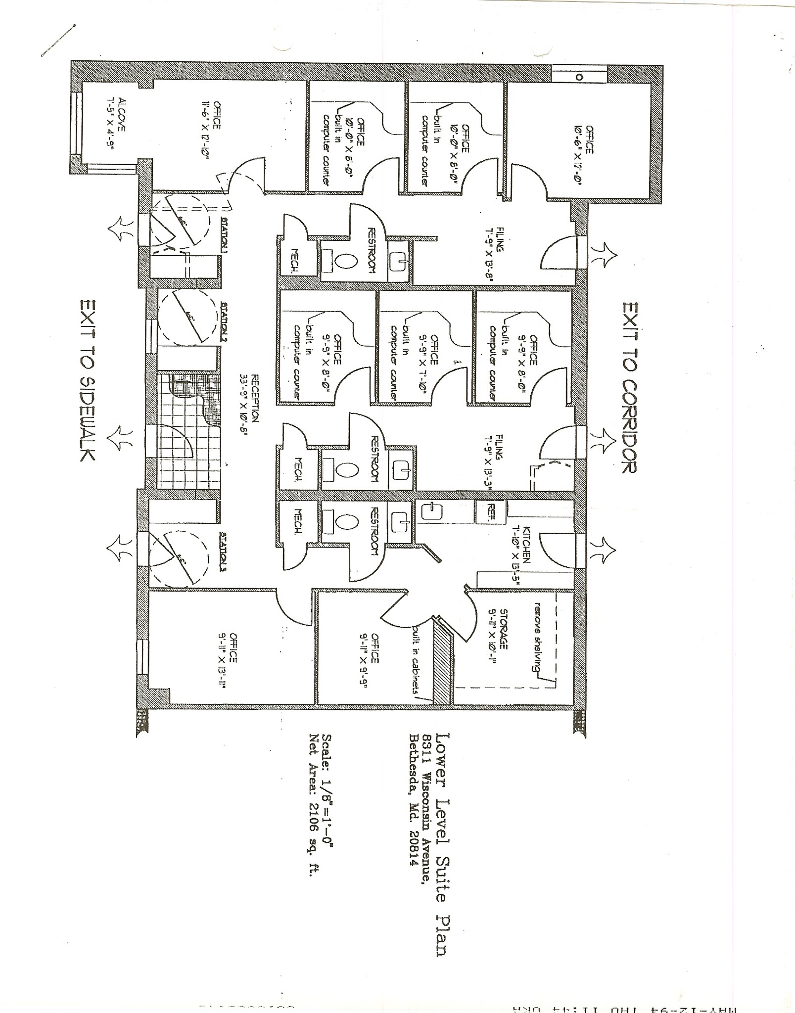 8311 Wisconsin Ave, Bethesda, MD for rent Floor Plan- Image 1 of 1