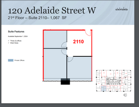 120 Adelaide St W, Toronto, ON for rent Floor Plan- Image 1 of 1