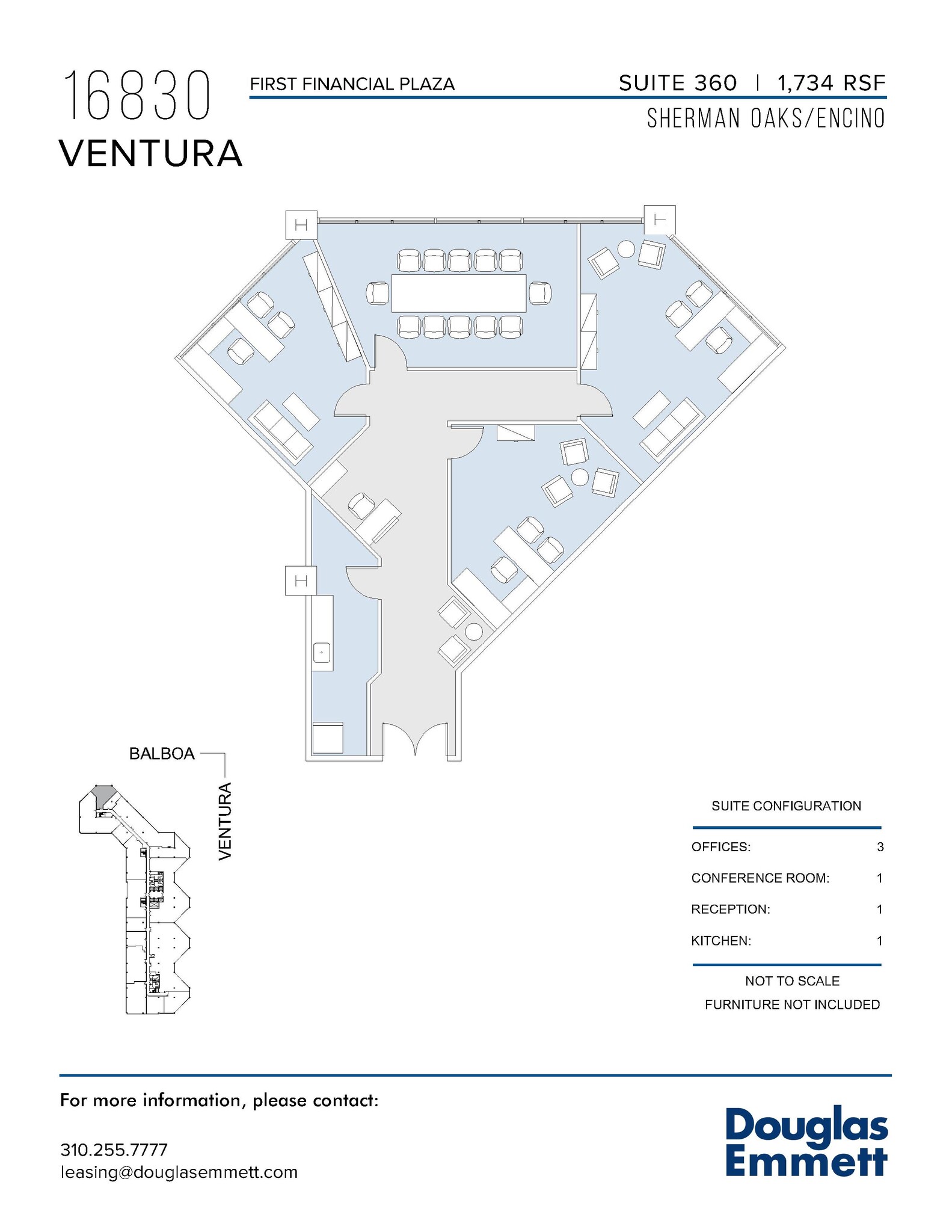 16830 Ventura Blvd, Encino, CA to rent Floor Plan- Image 1 of 1
