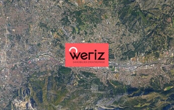 Marseille, BDR - Aerial  map view