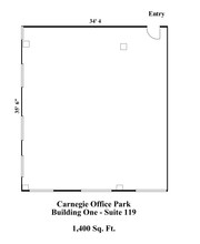 600 N Bell Ave, Carnegie, PA for rent Site Plan- Image 1 of 1