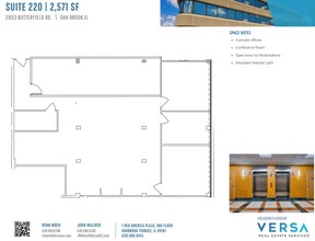 2707 Butterfield Rd, Oak Brook, IL for rent Floor Plan- Image 1 of 1