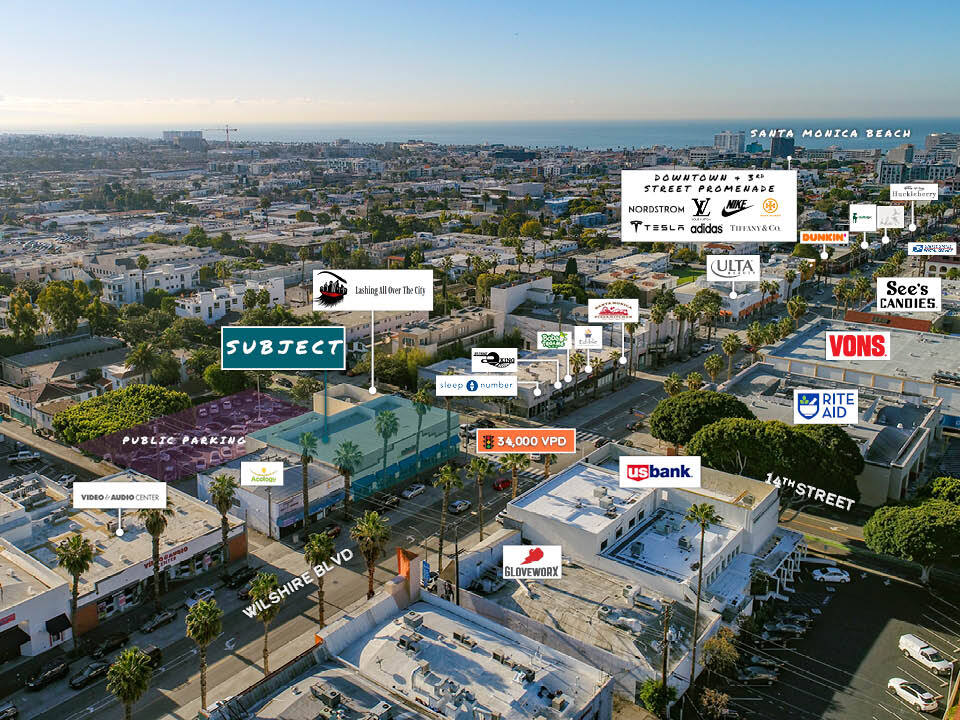 1402 Wilshire Blvd, Santa Monica 90403 Prime Santa Monica Retail