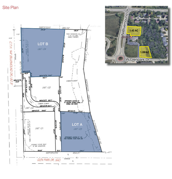 2550 Bluemound Dr, Appleton, WI for sale - Site Plan - Image 2 of 2