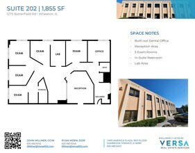 1275 E Butterfield Rd, Wheaton, IL to rent Floor Plan- Image 1 of 1