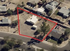 413 E 5th St, Casa Grande, AZ - aerial  map view