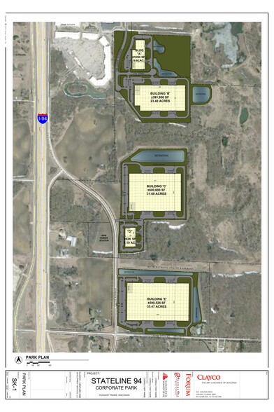 120th Avenue and 122nd St, Pleasant Prairie, WI for rent - Site Plan - Image 2 of 2