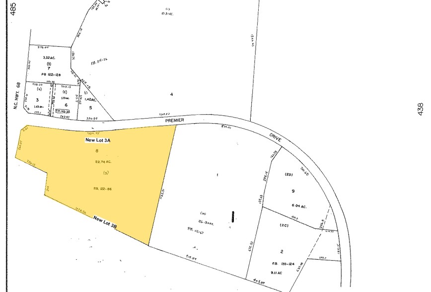 4050 Premier Dr, High Point, NC for rent - Plat Map - Image 2 of 7