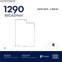 1290 Broadway, Denver, CO for rent Floor Plan- Image 1 of 5