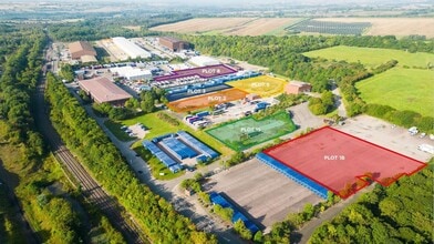 Welby Rd, Melton Mowbray, LEC - AERIAL  map view