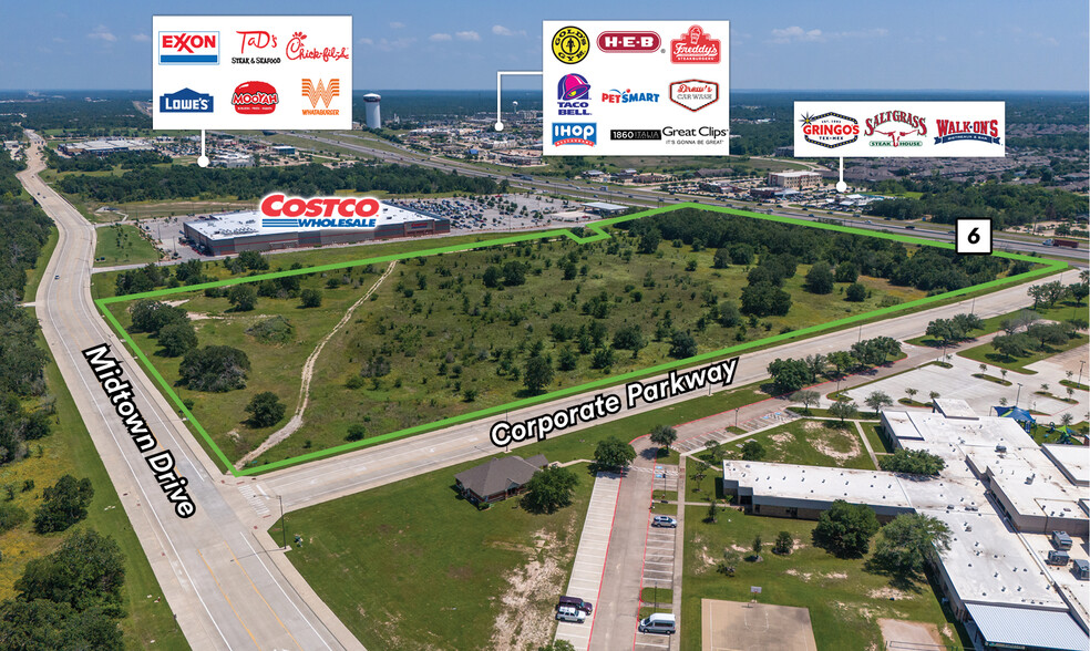 Highway 6 and Corporate Pkwy, College Station, TX for sale - Building Photo - Image 1 of 7