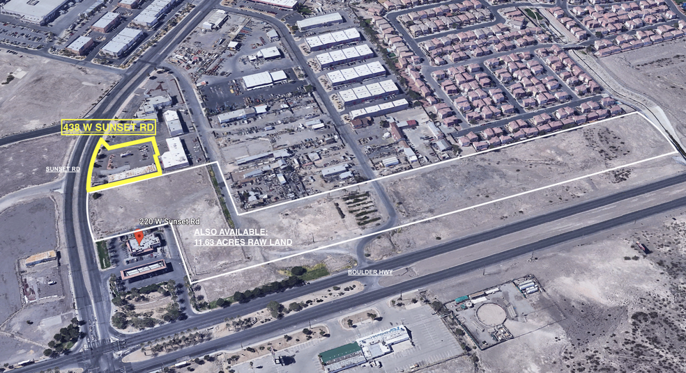 438 W Sunset Rd, Henderson, NV for sale - Aerial - Image 3 of 13