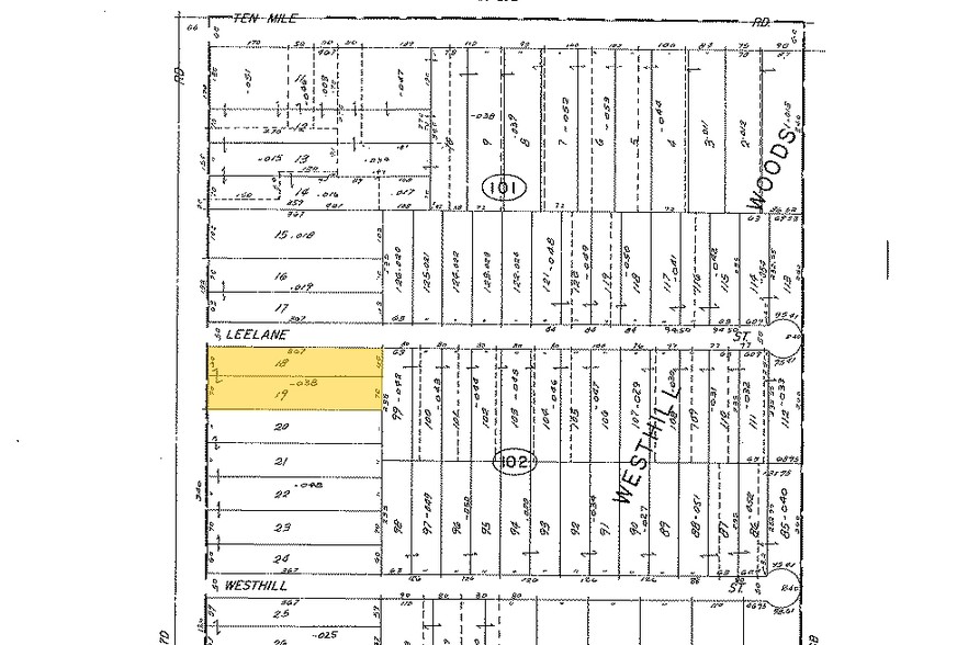 23900 Orchard Lake Rd, Farmington Hills, MI for rent - Plat Map - Image 2 of 5