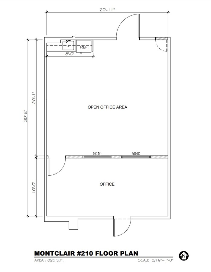 4950 San Bernardino St, Montclair, CA 91763 - Unit 210 -  - Floor Plan - Image 1 of 1