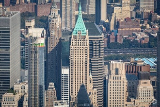 40 Wall St, New York, NY - AERIAL  map view