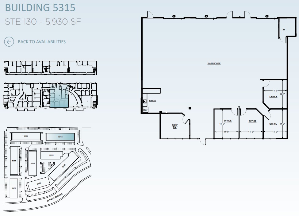 5205 Avenida Encinas, Carlsbad, CA for rent Floor Plan- Image 1 of 2