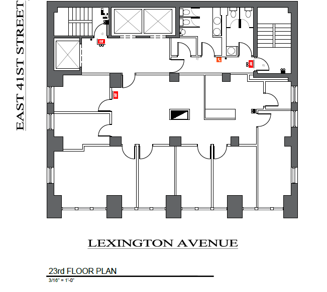 369 Lexington Ave, New York, NY to rent Floor Plan- Image 1 of 8