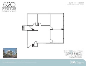 520 Post Oak Blvd, Houston, TX for rent Floor Plan- Image 1 of 1