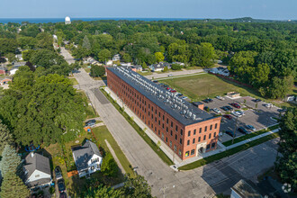 801 N Rowe St, Ludington, MI - aerial  map view