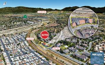 26970-26974 Rainbow Glen Dr, Santa Clarita, CA for rent Aerial- Image 1 of 10