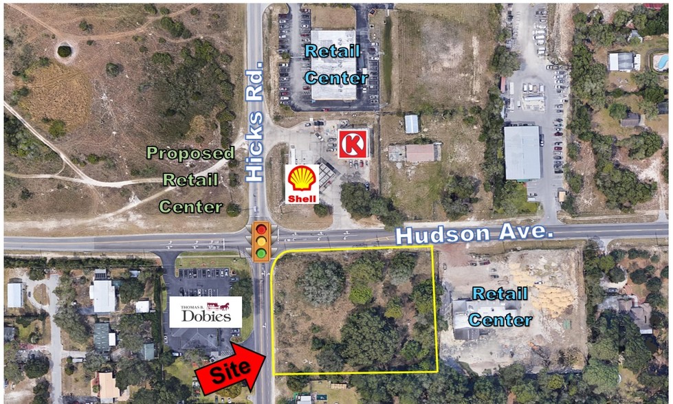 SEC Hudson Ave & Hicks Rd, Hudson, FL for sale - Aerial - Image 1 of 1