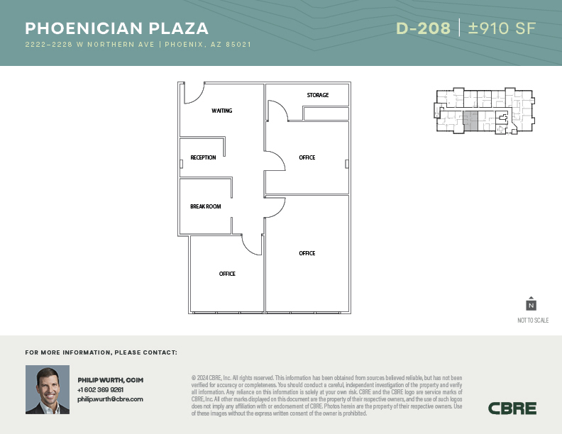 2222-2228 W Northern Ave, Phoenix, AZ for rent Floor Plan- Image 1 of 1