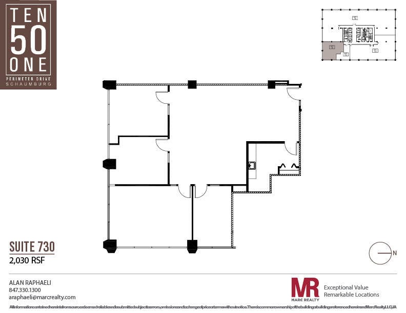 1051 Perimeter Dr, Schaumburg, IL to rent Floor Plan- Image 1 of 6