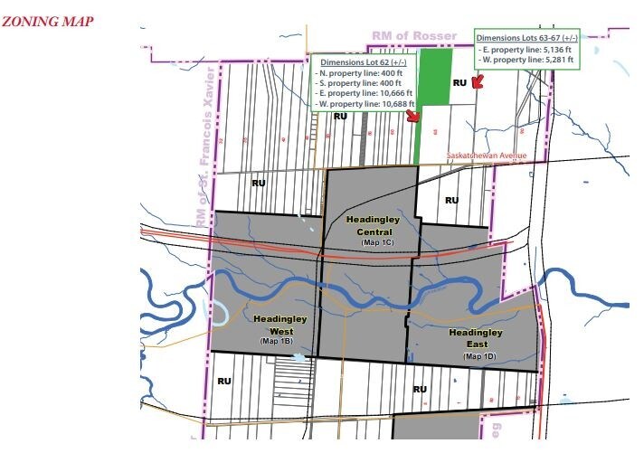 1 Saskatchewan Ave, Headingley, MB for sale - Plat Map - Image 2 of 4