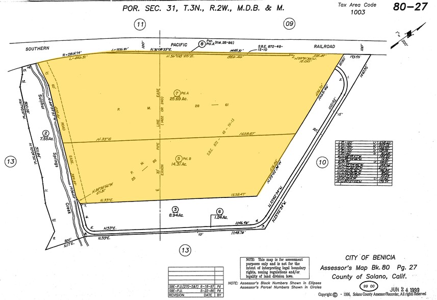 3800 Industrial Way, Benicia, CA for sale - Plat Map - Image 1 of 1