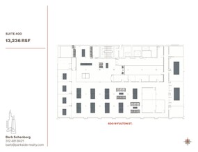 600 W Fulton St, Chicago, IL for rent Floor Plan- Image 1 of 5