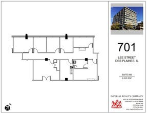 701 Lee St, Des Plaines, IL for rent Floor Plan- Image 1 of 10