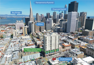 950 Stockton St, San Francisco, CA - aerial  map view