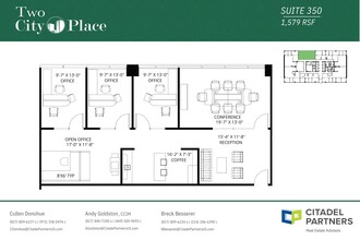 100 Throckmorton St, Fort Worth, TX for rent Floor Plan- Image 1 of 6