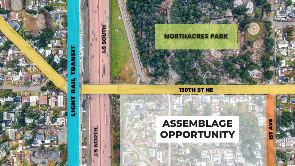 130th St Light Rail Station Land Assemblage, Seattle, WA for sale - Site Plan - Image 1 of 8