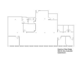 400 W Erie St, Chicago, IL for rent Floor Plan- Image 1 of 1