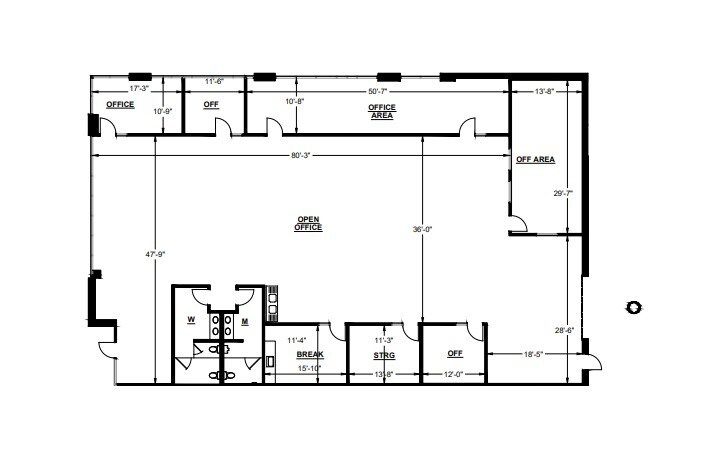 47703-47737 Fremont Blvd, Fremont, CA to rent Floor Plan- Image 1 of 3
