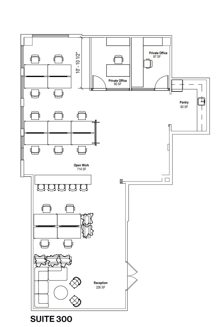 1451-1457 3rd Street Promenade, Santa Monica, CA for rent Floor Plan- Image 1 of 6