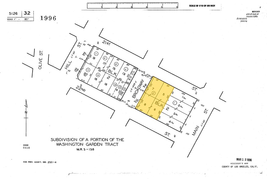 2100 S Broadway, Los Angeles, CA for rent - Plat Map - Image 2 of 2